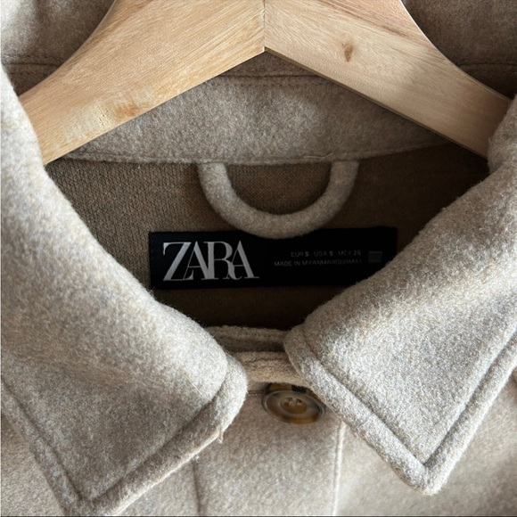 Zara Belted Overshirt - Picture 2 of 3